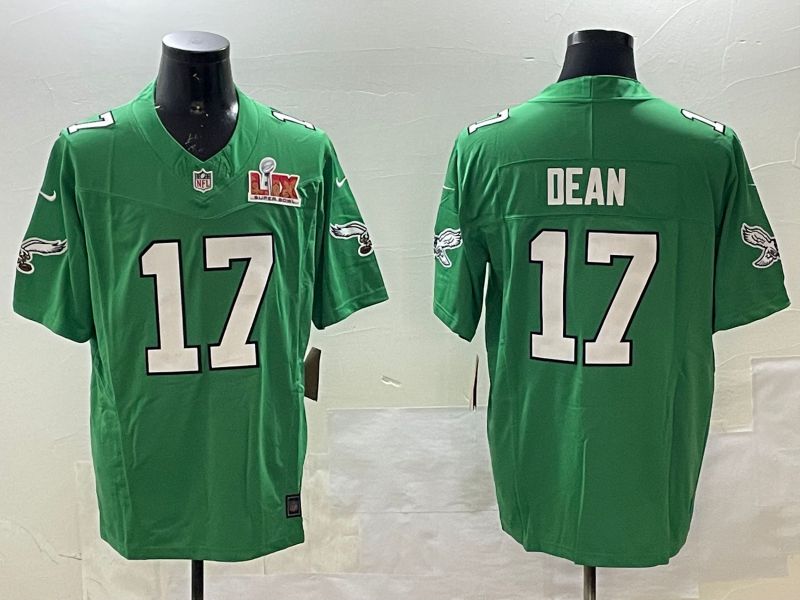 Men Philadelphia Eagles #17 Dean Green three generations 2025 Nike Vapor Limited NFL Jersey style 2